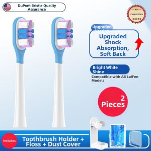 Soft Bristle Electric Toothbrush Head Universal for Laifen LFTB01-P Adult Replacement Brush Head Oral Care Beauty Device
