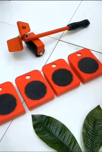 Furniture Moving Roller Set 5-Piece Sliding Mover Tool for Heavy Appliances – Fridge Washing Machine Sofa Bed