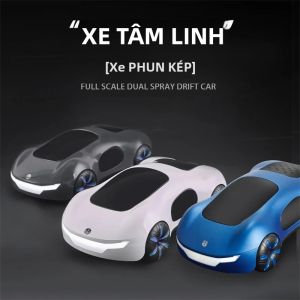 Xe Điều Khiển Từ Xa 2.4G Với Cảm Biến Cử Chỉ Phun Sáng 360 Độ °   Đồ Chơi Điện Xoay Vòng Drift LED Music Off-Road Racing Dành Cho Lứa Tuổi Từ 3-12