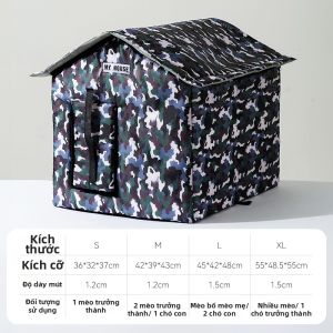 hipidog | Nhà Cho Mèo Chống Nước Dùng Ngoài Trời Mùa Đông