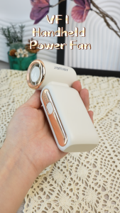 JAMAY VF1 พัดลมมือถือทำความเย็น ปรับความแรงลมได้ 3 ระดับ พกพาสะดวก ลมแรงมาก หน้าจอดิจิทัลแสดงผล ระยะเวลาการใช้งานยาวนาน พับเก็บได้ เหมาะสำหรับทำงานและแคมป์ปิ้ง
