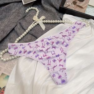 Quần Lót Ren Màu Đỏ Hở Mông Thoải Mái Gợi Cảm Cạp Thấp Cỡ Lớn Cho Nữ Quần Lót Chữ T Mùa Xuân 2024