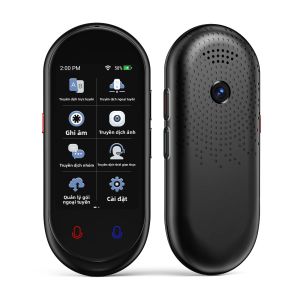 Máy Dịch Thuật Thông Minh Cầm Tay Vormor Z8 Hỗ Trợ 138 Ngôn Ngữ Dịch Thuật Thời Gian Thực Dùng Được Khi Không Có Mạng Có Màn Hình Cảm Ứng Lý Tưởng Cho Du Lịch Và Học Tập.