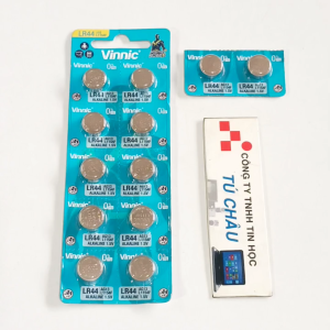 Pin LR44 L1154F AG13 G13 LR44 A76 GP76A 357 SR44W - 1.5V / Pin Vinnic chính hãng