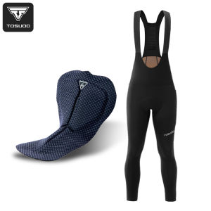 TOSUOD | TOSUOD Women Winter Fleece Cycling Bib Pants Thermal Warm Padded Gel Chamois Long Trousers Autumn Cycling Suspender Cycling Pant