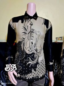 Kemeja Batik Lengan panjang Kemeja Batik Seragam Keluarga