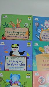 Sách - Bộ 12 Truyện Tranh Song Ngữ Việt Anh Có File Audio Nghe Rèn Thói Quen Tốt Cho Trẻ 3-12 Tuổi - Đinh Tị