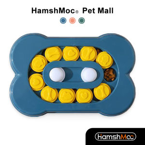 HamshMoc Interactive Pet Puzzle Toy Foraging Dog Toys IQ Sniffing Training Stress Relief Slow Eating Feeder Game Funny for Dog Puppy
