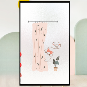 Bathroom Door Sticker Glass Film Fashion Tape Window Filming Frosted Film Bathroom Toilet Glass Window Anti-Peep Film