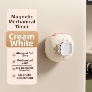 Kitchen Timer Mechanical Clock Magnet Refrigerator Countdown Reminder