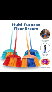 Plastic Walis Tambo Broom with Handle Soft Bristles Floor Sweeper for Home Office Cleaning Strong