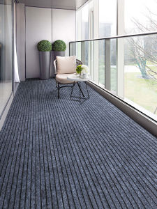 Outdoor Balcony Rug Waterproof Sun Protection Carpet Full Coverage Foot Mat Leisure Area Corridor Sunroom Modern Simple Style Home Use