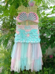 Mermaid Theme Girls Beach Party Dress