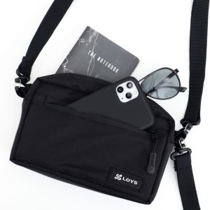 tas selempang pria multifungsi anti bara api dan anti air loys bag