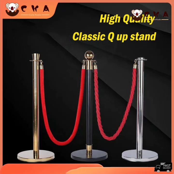 【Fast delivery】Classic Q up stand Stainless Steel Q-up Queue Queuing ...