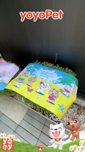 yoyopet : Cool gel mat ที่นอนเจลเย็น แผ่นรองนอนเย็น ลายฟรุ๊ตตี้ รับซัมเมอร์ ที่นอนเจลเย็น รุ่นเติมน้ำ เบาะนอนเย็น