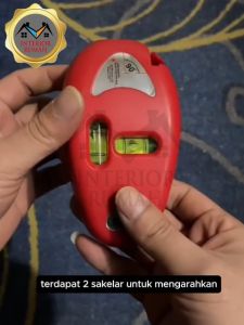 Waterpass Line Mouse Garis Siku Sudut Level 90 Derajat