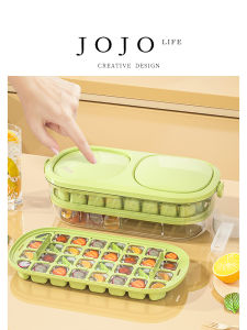 Jojos L PD Clear Press to Make Ice Cubes Tray Home Use Ice Maker Kitchen Tool Ice Tray BDSS254