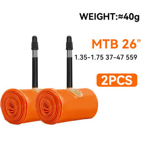 ThinkRider 2PSC Ultralight Bike Inner Tube 26 27.5 29 Inches MTB Bicycle TPU Material Tire 45mm French Valve Super Light