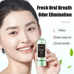 【30Tablets/box】NAXR 3 Flavors Probiotic Solid Toothpaste Tablets Portable Mouthwash Granules Water Cleansing for Removing Stains Cleaning the Mouth Removing Bacteria Refreshing Breath