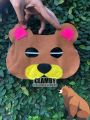 Topeng Hewan Bahan Flanel Animal Mask / Mainan Edukasi Montessori Pentas Anak Perlengkapan Pesta. 