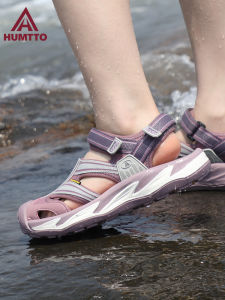 HUMTTO Womens Thick Bottom Sandals Summer Anti-Slip Outdoor Beach Sports Shoes Fashion Heightening Travel Headed Beach Shoes