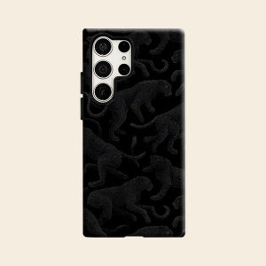 Ốp Lưng Bảo Vệ Toàn Diện Thời Trang Cao Cấp Black Leopard Dot Dành Cho Samsung Galaxy S26/S25/S24 A56/A36 Plus Ultra - Chống Sốc Chống Xước Chất Liệu TPU Mềm PC