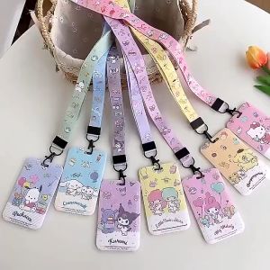 Sanrio Card Holder Kuromi Melody Cinnamoroll Long Rope Name Tags Protective Cover 三丽鸥出行系列学生卡套帕恰狗美乐蒂长绳胸卡公交八达通保护套 H328 Salvatore Ferragamo Card Holder Kuromi Car Kuromi Luggage Sac Kuromi - Lazada