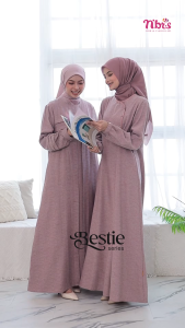 GAMIS BY NIBRAS BESTIE SERIES 8B TERBARU 2025 DRESS KEKINIAN DAILY CASUAL KONDANGAN PREMIUM TERMURAH