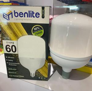 LAMPU LED BENLITE 60 WATT LAMPU CAHAYA PUTIH SUPER TERANG HEMAT LISTRIK LAMPU LED