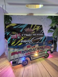 PROMO MAINAN ANAK TRUK OLENG KAYU REMOTE CONTROL MANDALIKA TERLARIS DI LENGKAPI LAMPU DAN TERPAL