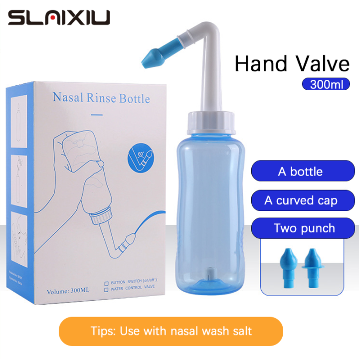 300ML Nasal irrigator Nasal Rinse Bottle Nasal Wash Cleaner Nose ...