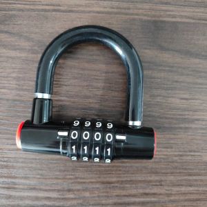 Combination padlock 4 dial number password padlock reconfigurable suitable for indoor outdoor locker room game props ware