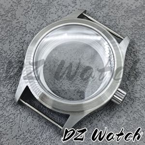 DZ 36mm 39mm Stainless Steel Brushed Pilot Watch Case Strap Sapphire Glass Fit NH34 NH35 NH36 ETA2824 PT5000 Miyota9015 Movement