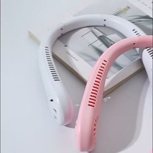 Kipas Angin Gantung Leher Portable Alat Pendingin Tanpa Baling Baling Nack Fan Mini Elektrik USB Rechargeable
