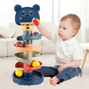Đồ Chơi Giáo Dục Cho Bé Montessori Trò Chơi Xếp Chồng Bóng Lăn Phát Triển Trò Chơi Xếp Chồng Cho Trẻ Em 3-12Y Chủ Đề Động Vật & Thiên Nhiên