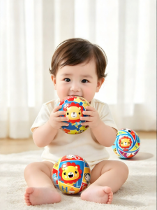 Teething Soft Ball Baby Toy for Grasping Movement and Cognitive Development