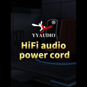 Hi‑Fi Audiophile EU Power Cord Upgrade Connection Wire for CD Player Tube Amplifier Amp & Speakers