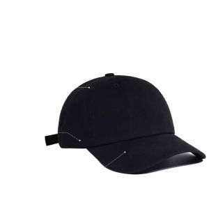 Wide Brim Deep Crown Hard Top Mens Baseball Cap Sun Protection Hat Fashionable Face Slimming Hat Summer Sunshade Duckbill Cap