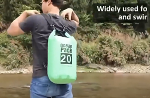 Waterproof Bag Ocean Pack Backpack 2L 5L 10L 20L for Outdoor Swimming Travel Bag Emergency Go Bag