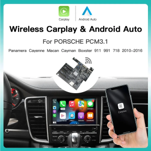 Wireless CarPlay Android auto For Panamera Cayenne Macan Cayma 911 918 PCM 3.1 Support Mirror Link AirPlay Camera