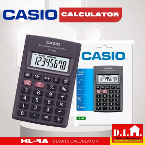 Do It Home Casio HL-4A 8 Digits Calculator Portable Type