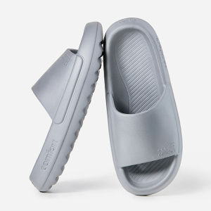 Soft Elastic Bath Slippers Indoor Home Use Anti Slip Male Female Summer Slippers Thick Bottom Cool Fun Indoor Slippers