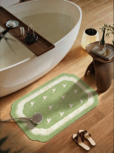 YUNHAOBUYI | Water Absorbent Non-Slip Extra Thick Bath Mat