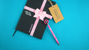 Squid Game Guardian Black Ink Pen Writing Material Stationery Inventory Business office student exams or daily writing a high-quality black ink pen can enhance the writing experience