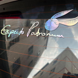 Harry Potter Expecto Patronum Decal Sticker for Car Motorcycle Decoration Body Wrap Customizable Support Tailoring