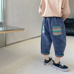 KYII Girl Denim pants summer Casual Korean Long Pant kyii0125