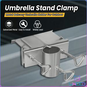 Need Heavy Umbrella Tricycle Fixing Bracket Umbrella Stand Metal Clamp Balcony Umbrella Adjustable Holder