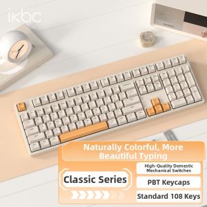 ikbc | Silent Wireless Mechanical Keyboard 108 Keys
