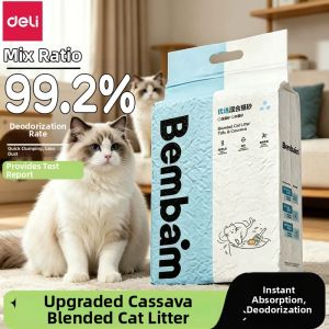 deli | 99.2% Deodorizing Quick Clumping Low Dust Wood & Tapioca Cat Litter